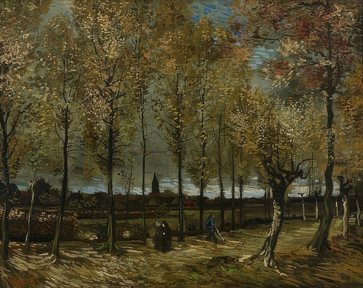 Peupliers à Nuenen - Vincent van Gogh