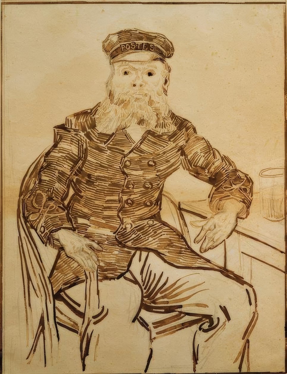 Portrait de Joseph Roulin - Vincent van Gogh