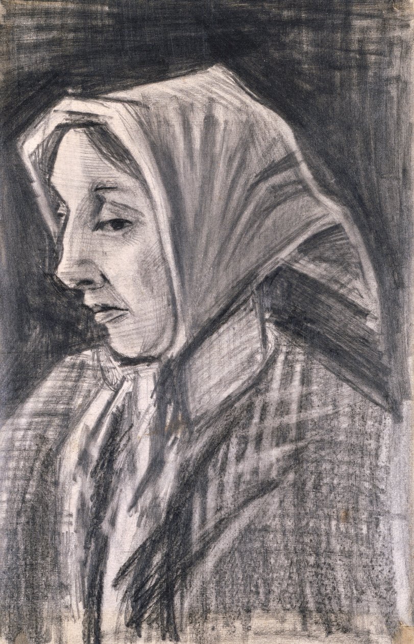 Sien, face à gauche - Vincent van Gogh