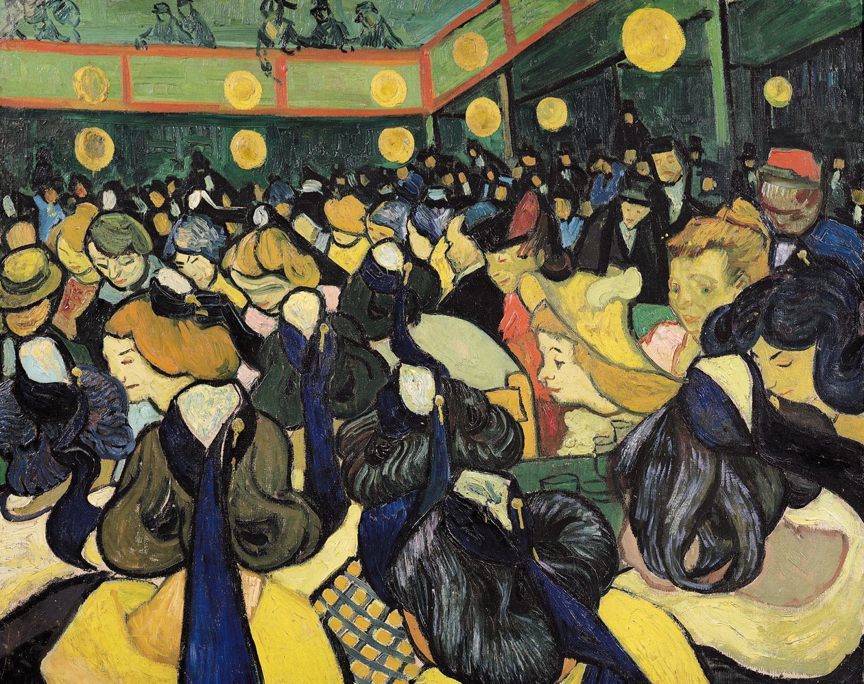 La salle de danse à Arles, 1888 - Vincent van Gogh