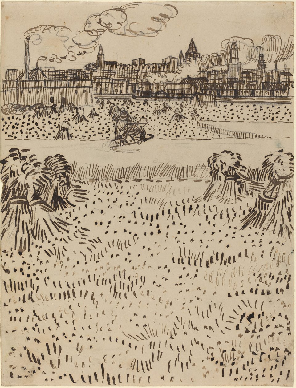 La moisson - Vincent van Gogh
