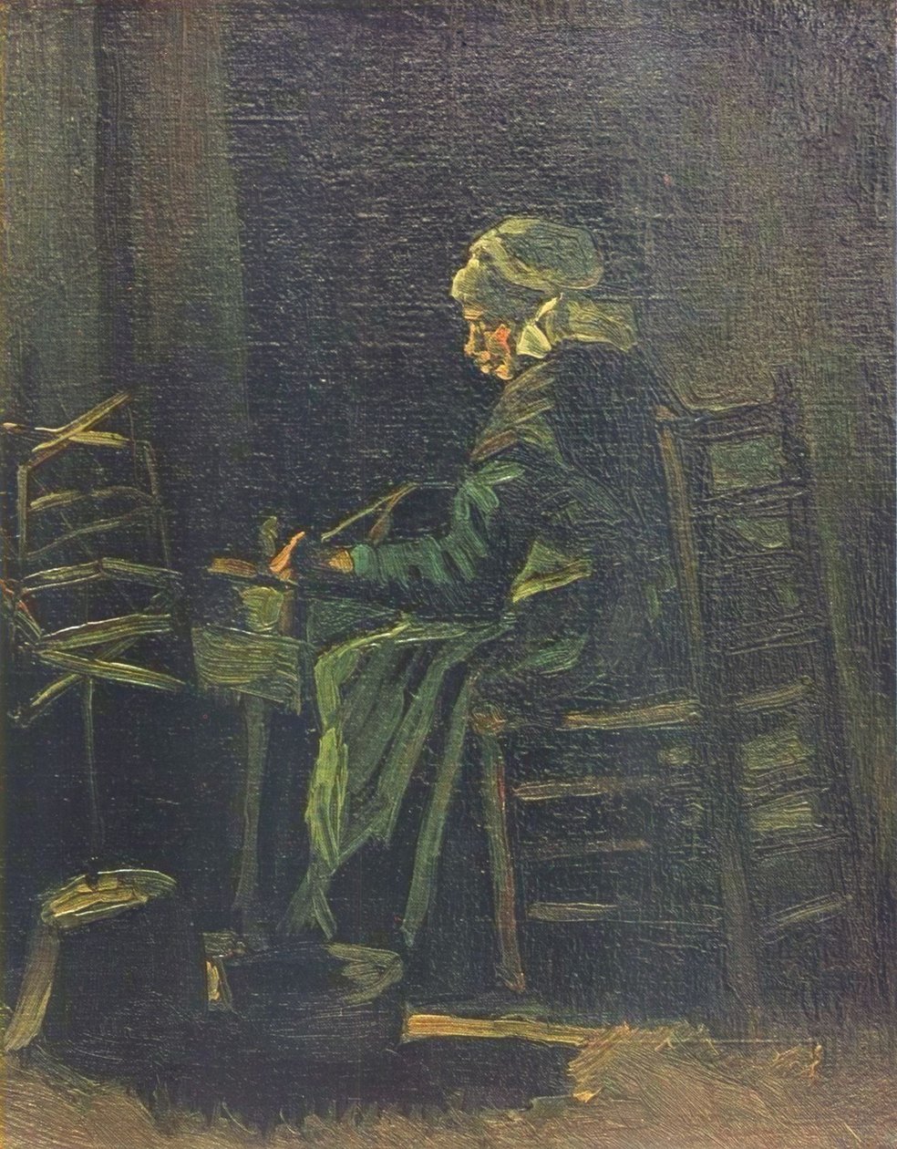 Femme au rouet, 1885 - Vincent van Gogh