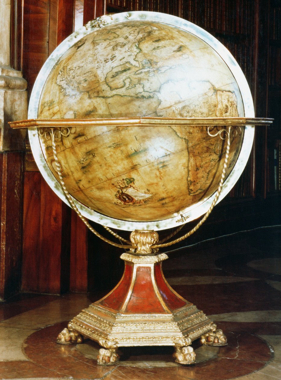 Globe terrestre, 1688 - Vincenzo Maria Coronelli