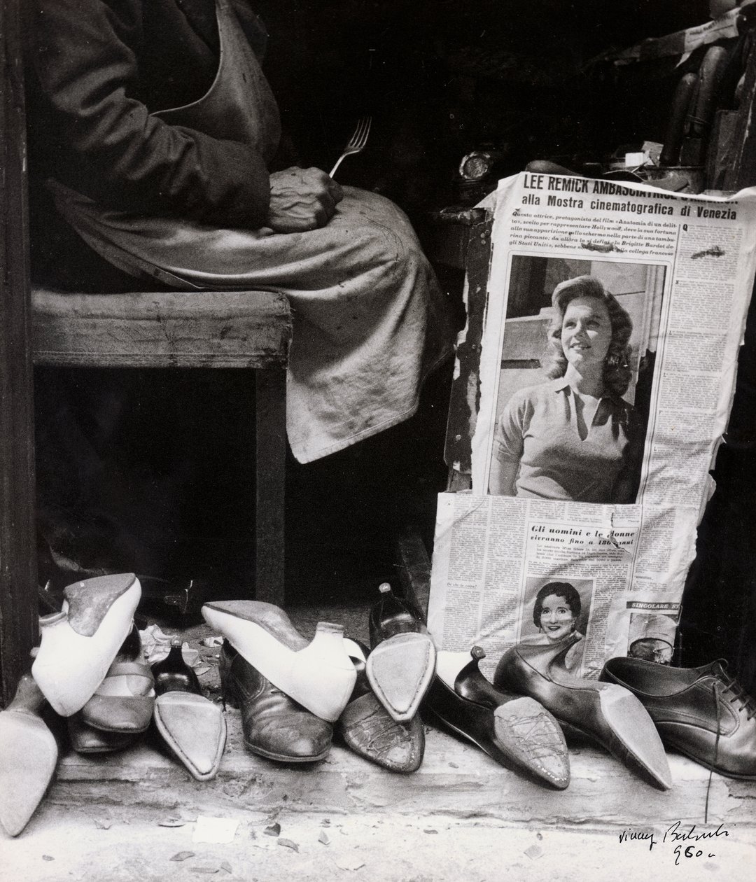 Le cordonnier (photo n/b) - Vincenzo Balocchi