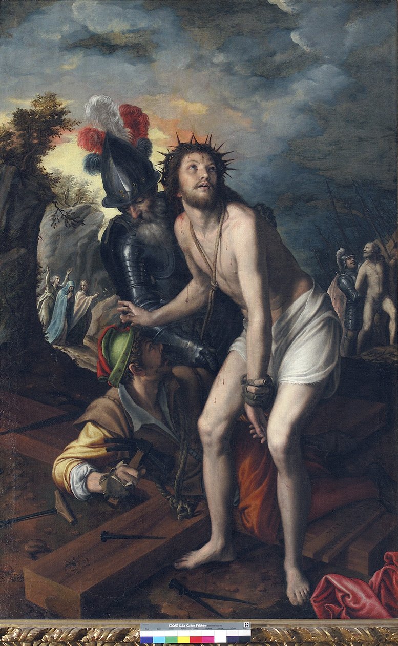 Jésus cloué sur la Croix - Vincenzo Campi