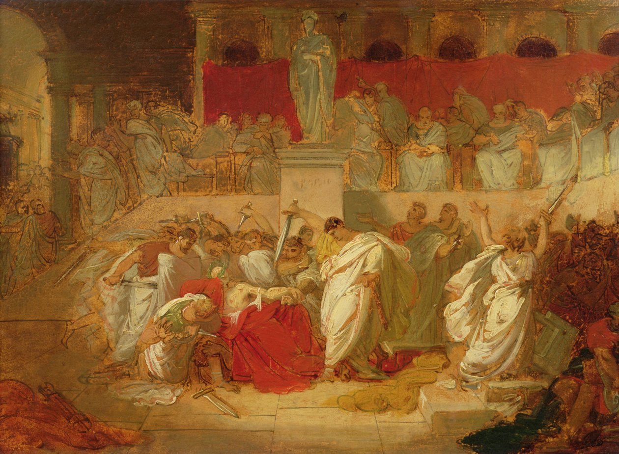 La Mort de César - Vincenzo Camuccini
