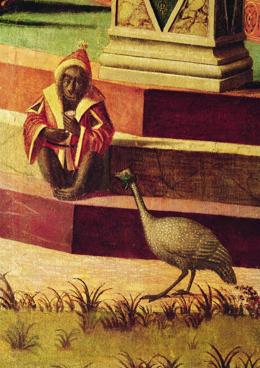 Détail du retour des ambassadeurs anglais, du cycle de Sainte Ursule, vers 1490-96 (détail) - Vittore Carpaccio