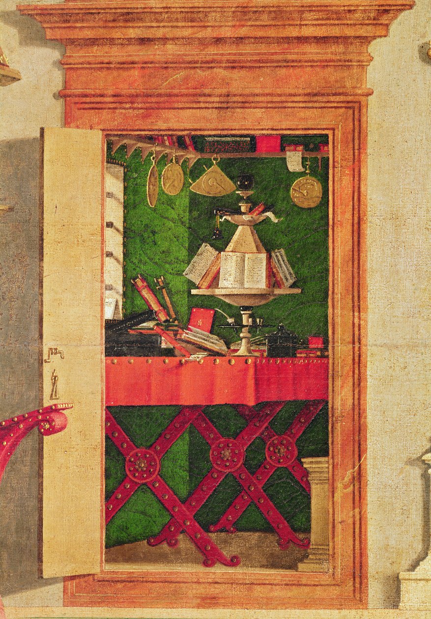 Détail de la Vision de Saint Augustin, vers 1502-08 - Vittore Carpaccio