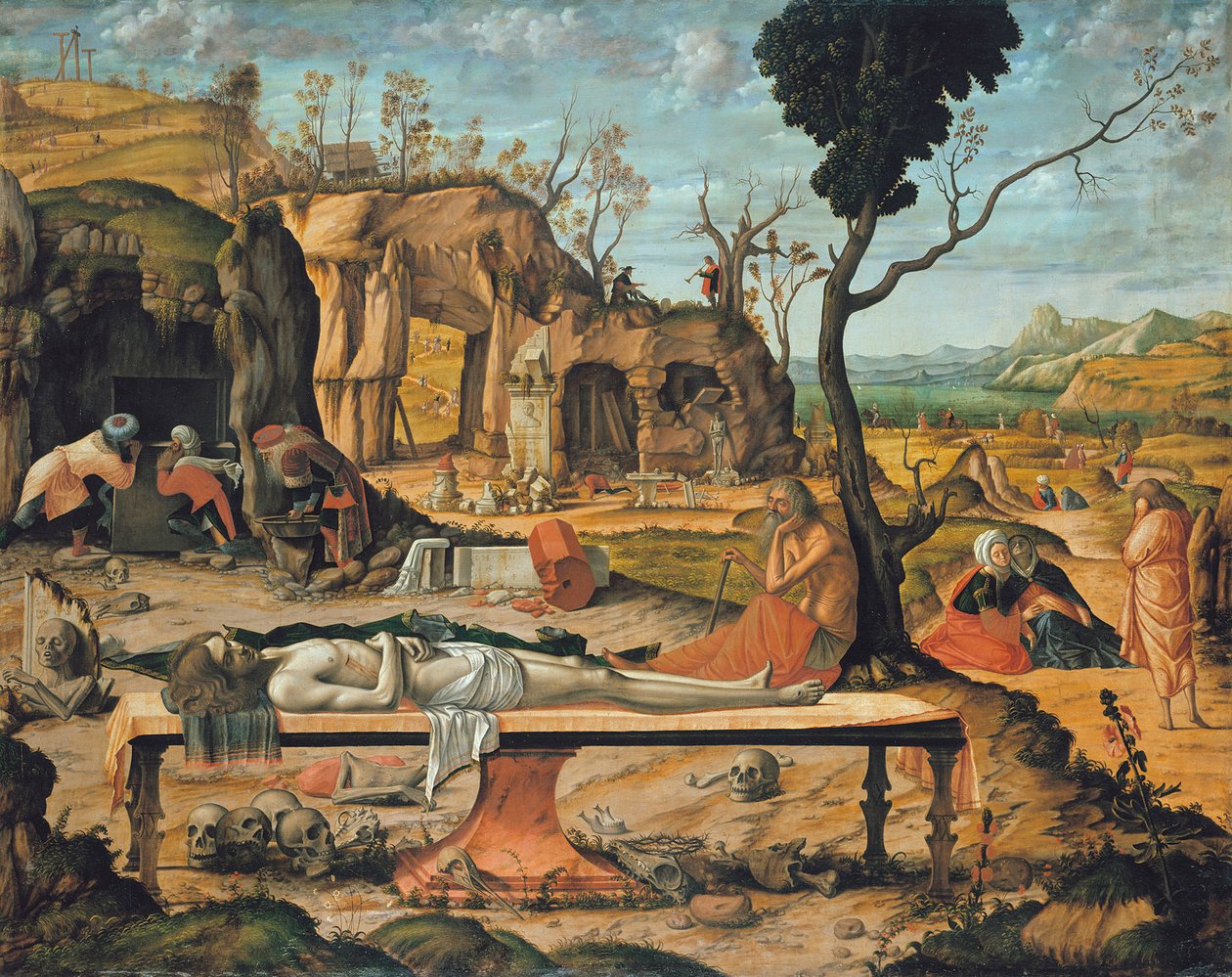 Préparation du tombeau du Christ - Vittore Carpaccio