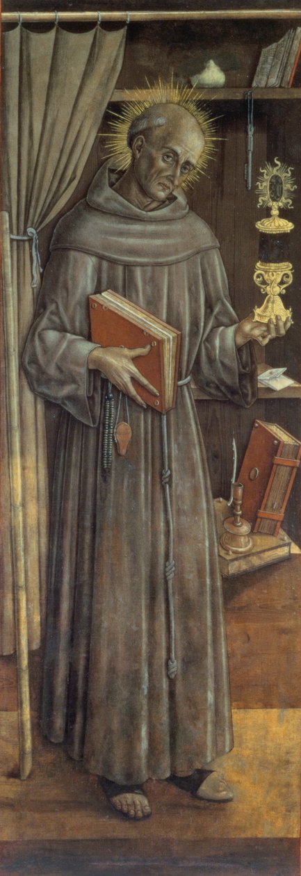 Saint Jacques della Marca (tempera sur panneau) - Vittore Crivelli