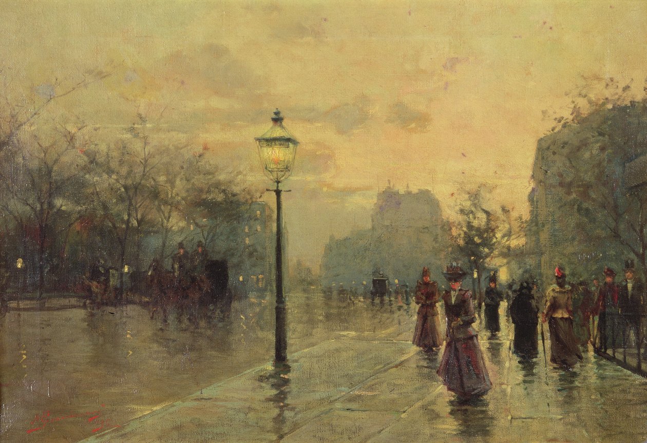 Après-midi pluvieux - Vittorio Guaccimanni