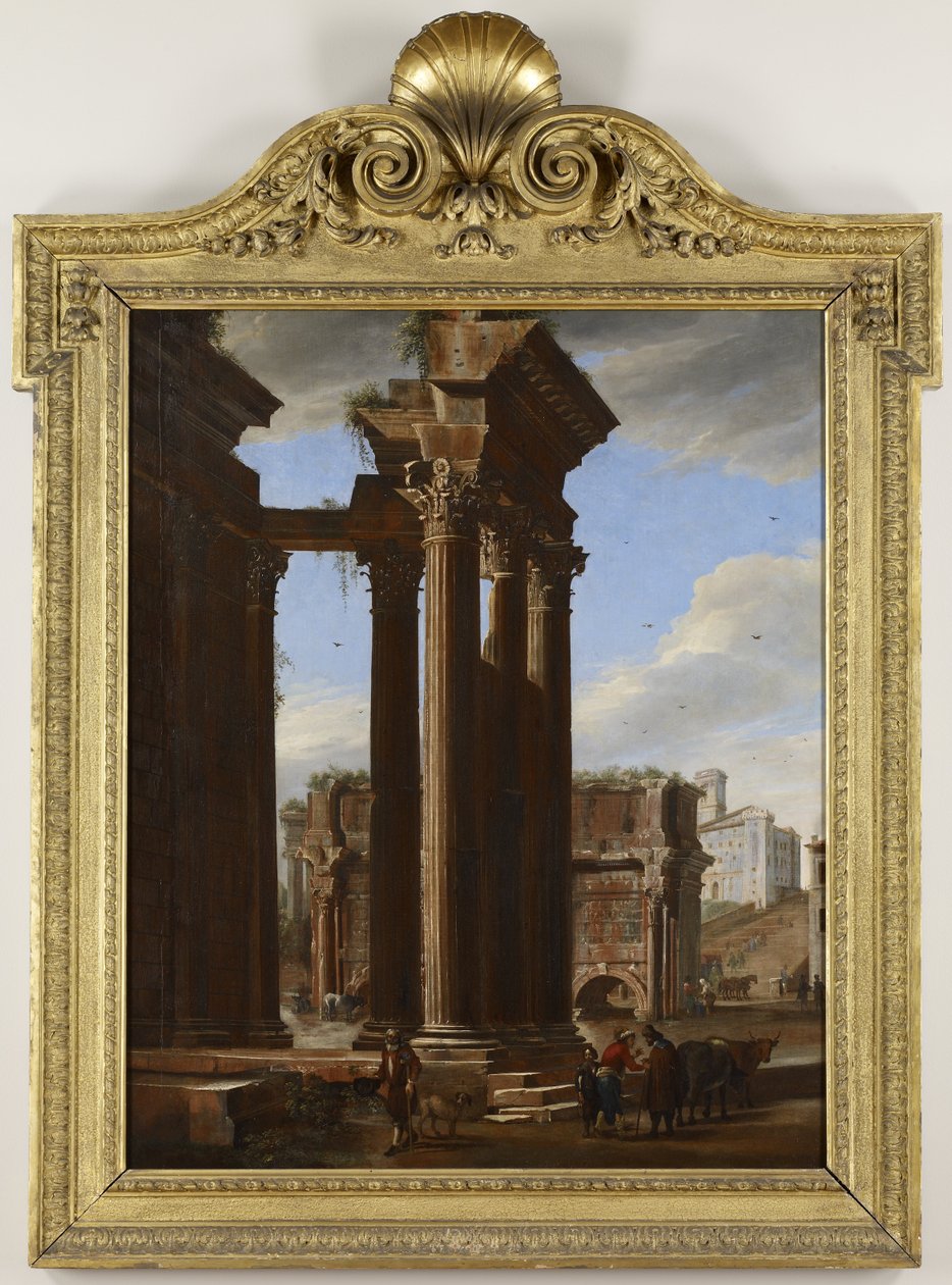 Vue du Forum Romain - Viviano Codazzi; Michelangelo Cerquozzi
