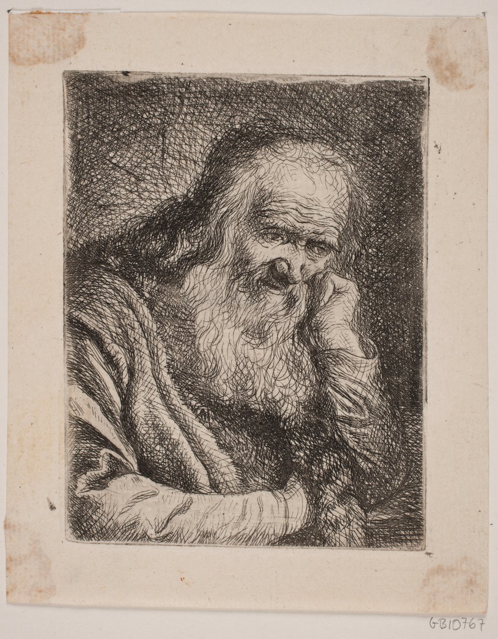 Un vieillard barbu - W.A. Müller