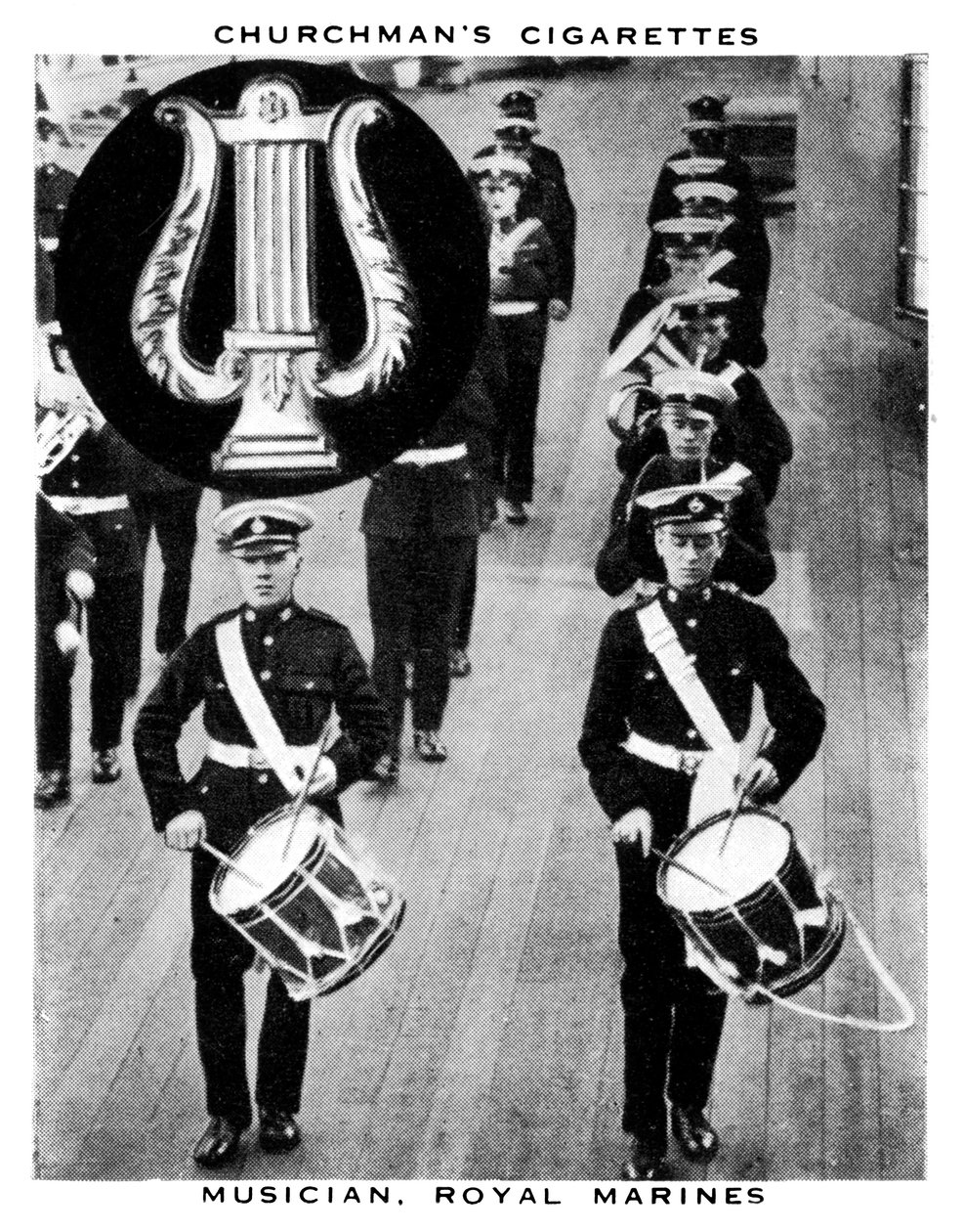 Musicien, Royal Marines, 1937 - WA and AC Churchman