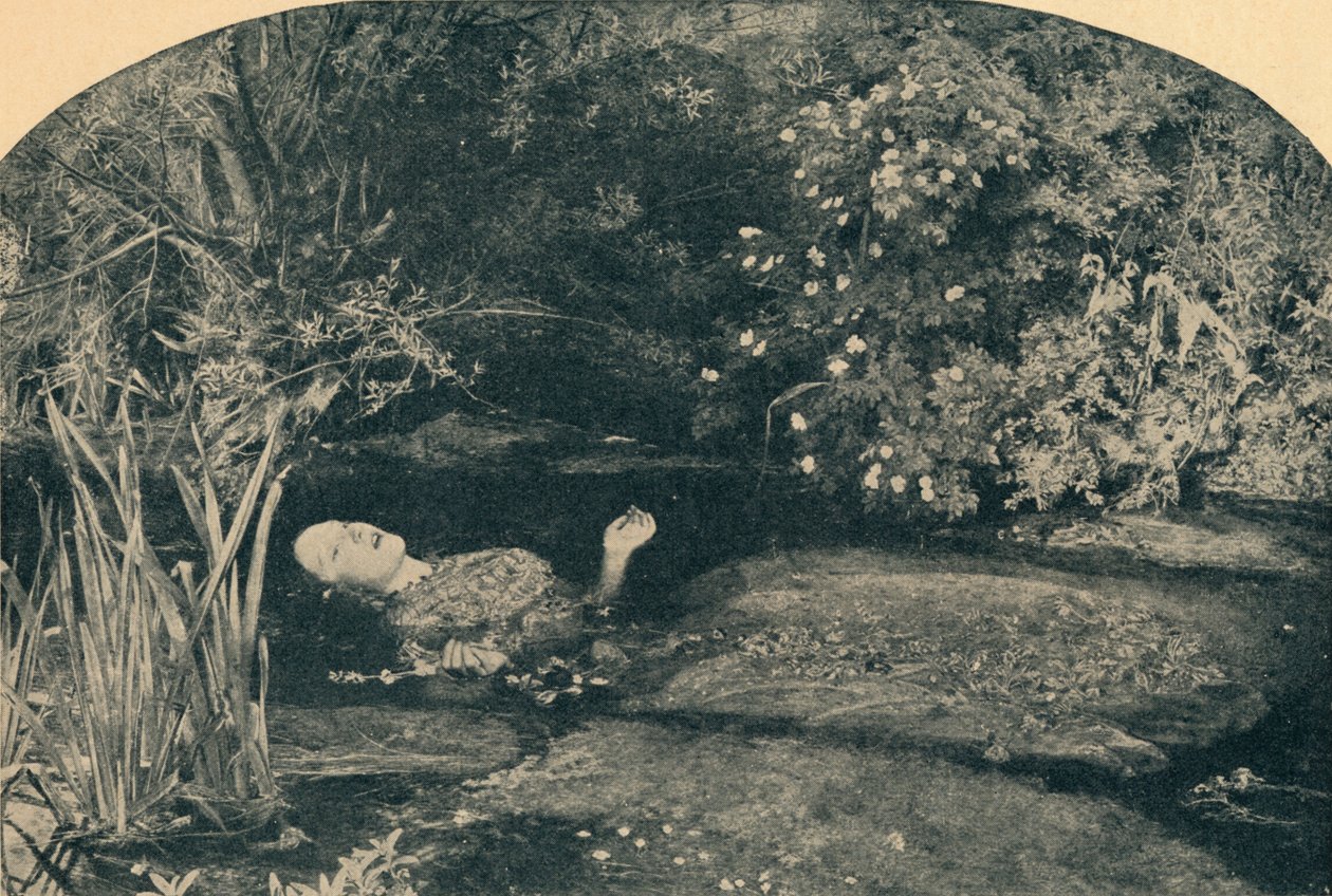 Ophelia, vers 1852, 1935 - WF Mansell