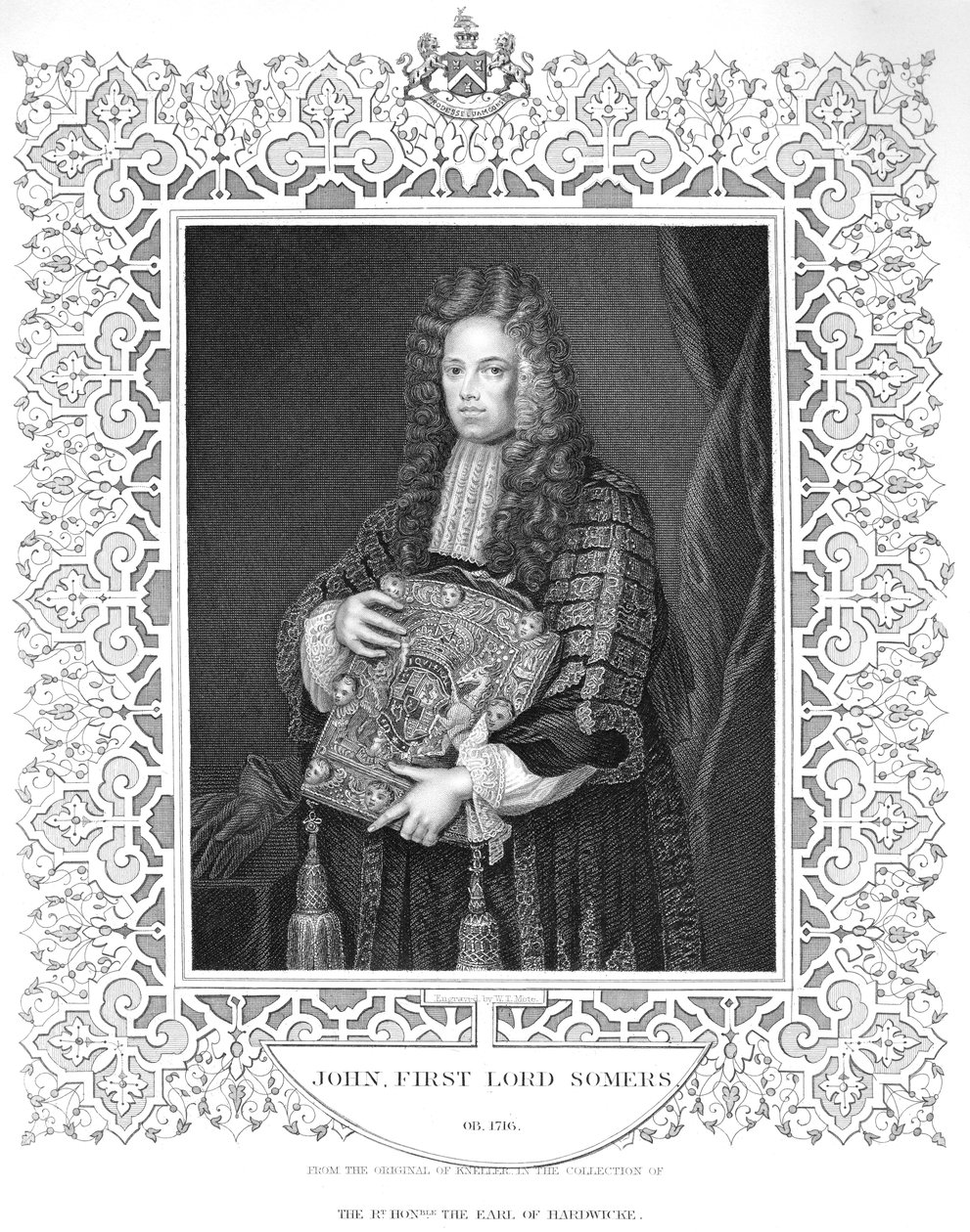 Portrait de John, 1er Lord Somers - W.T. Mote