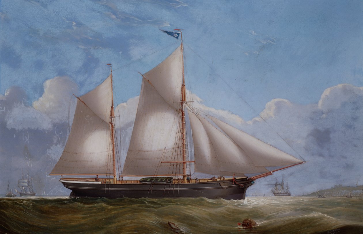 Navires au large de Sunderland - W.T. Baldwin