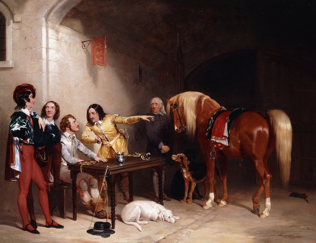 Le Bûcher, 1837 - W. Barraud