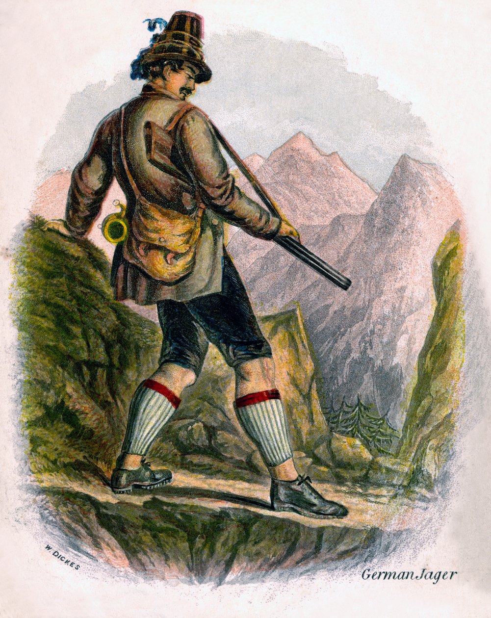 Paysanne bavaroise, 1809 - W. Dickes