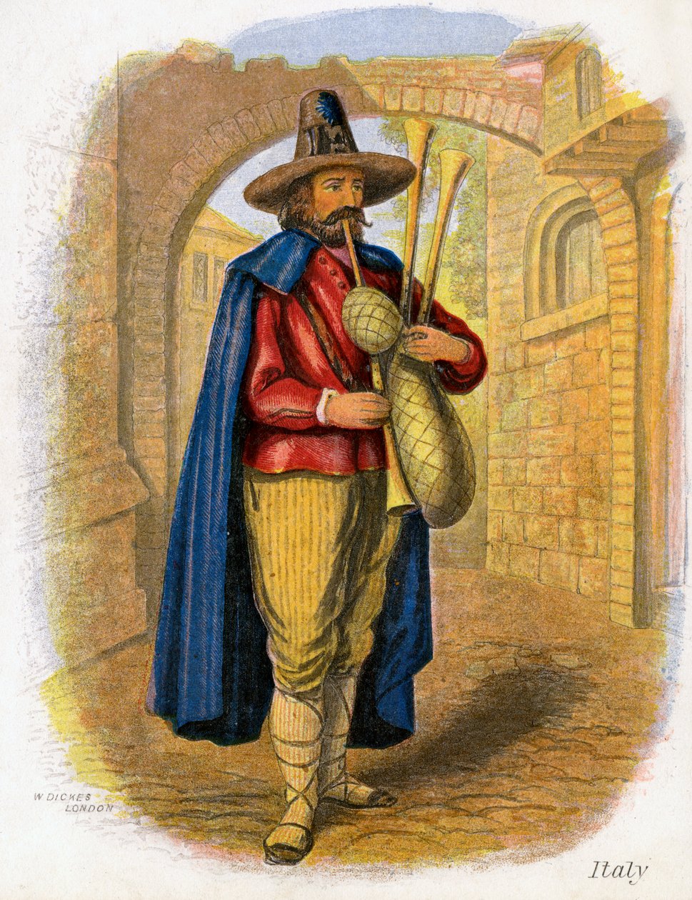 Musicien italien, 1809 - W. Dickes