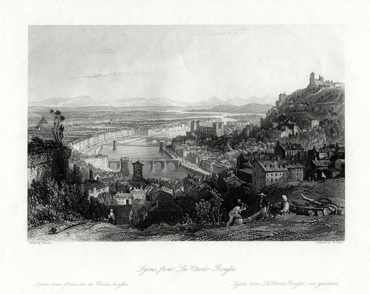 Lyon, France, 1875 - W Floyd
