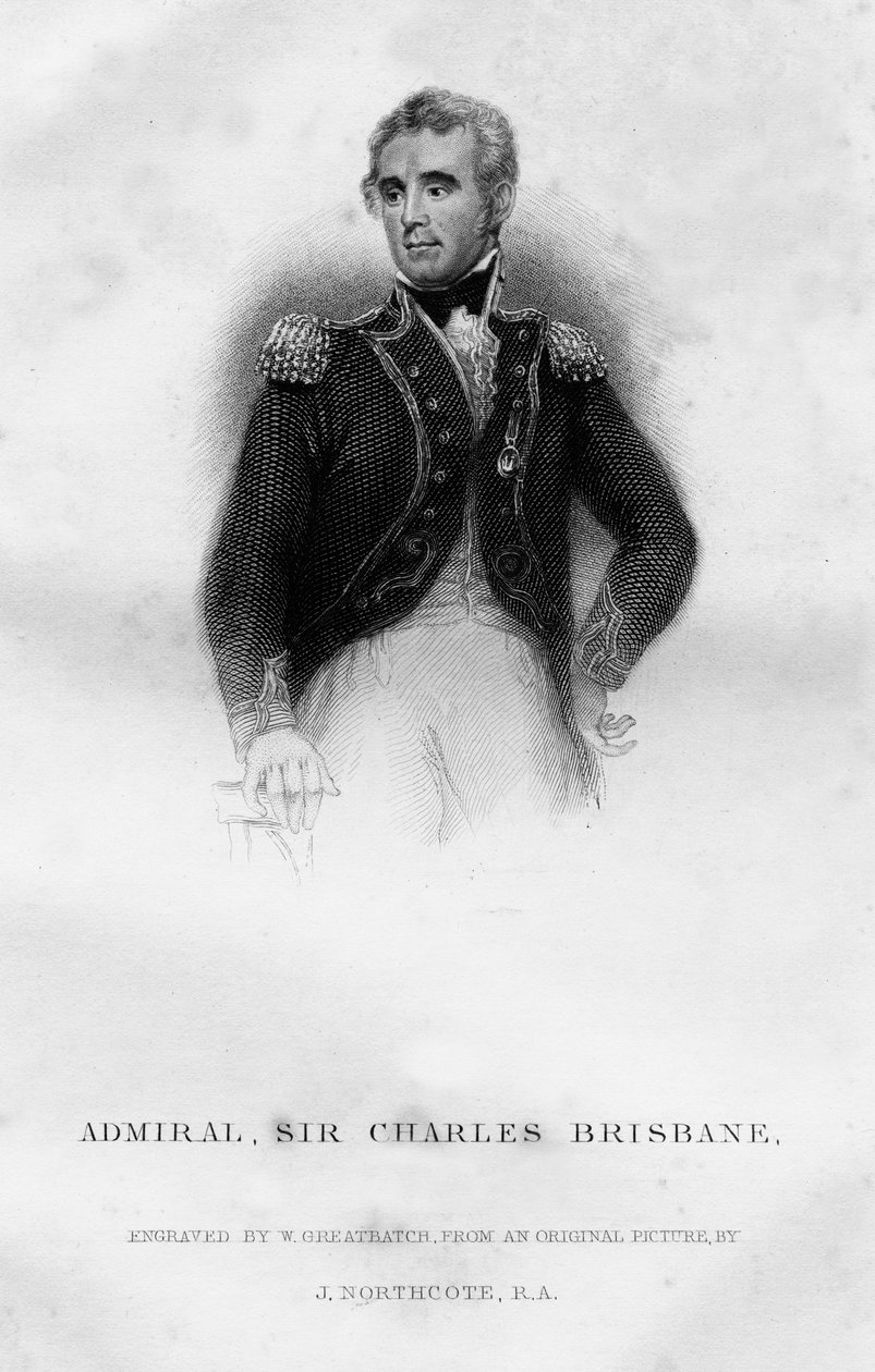 Amiral Sir Charles Brisbane 1769-1829, 1837 - W. Greatbatch
