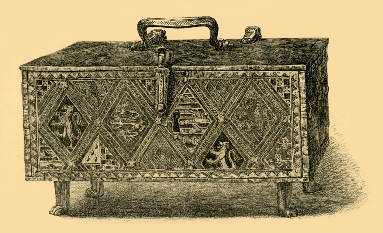 Le Coffret de Valence, vers 1305-1312, 1881 - W. Harbutt