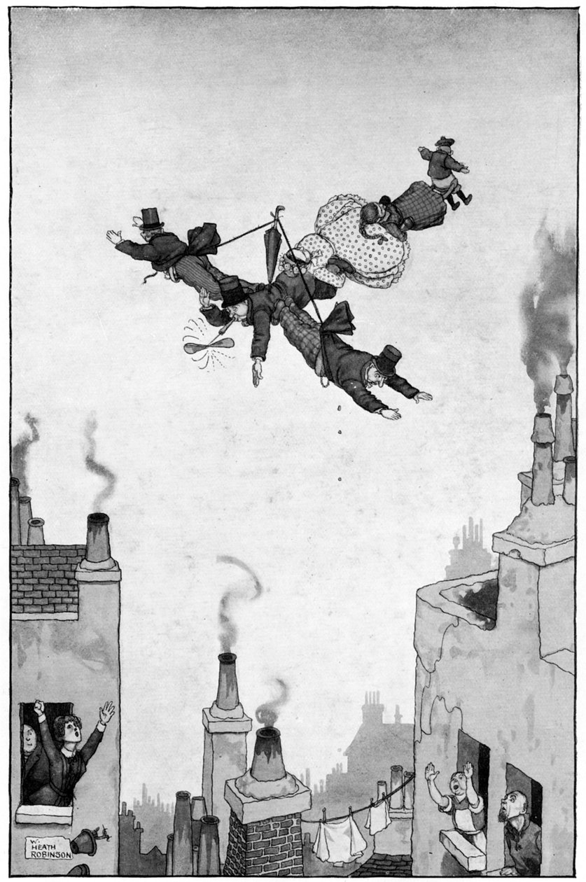 Humours de vol - William Heath Robinson