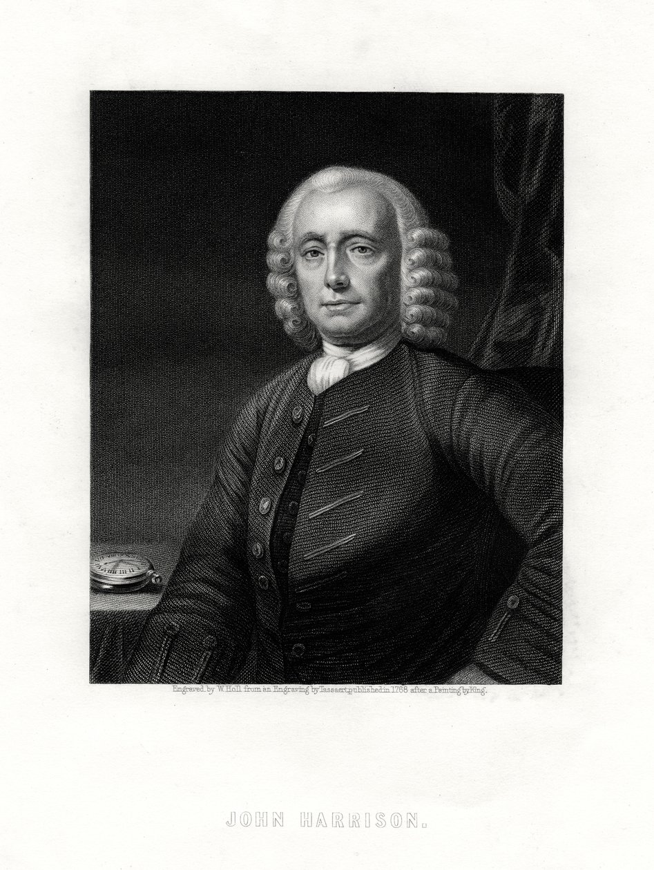 John Harrison, horloger anglais, 19e siècle - W. Holl