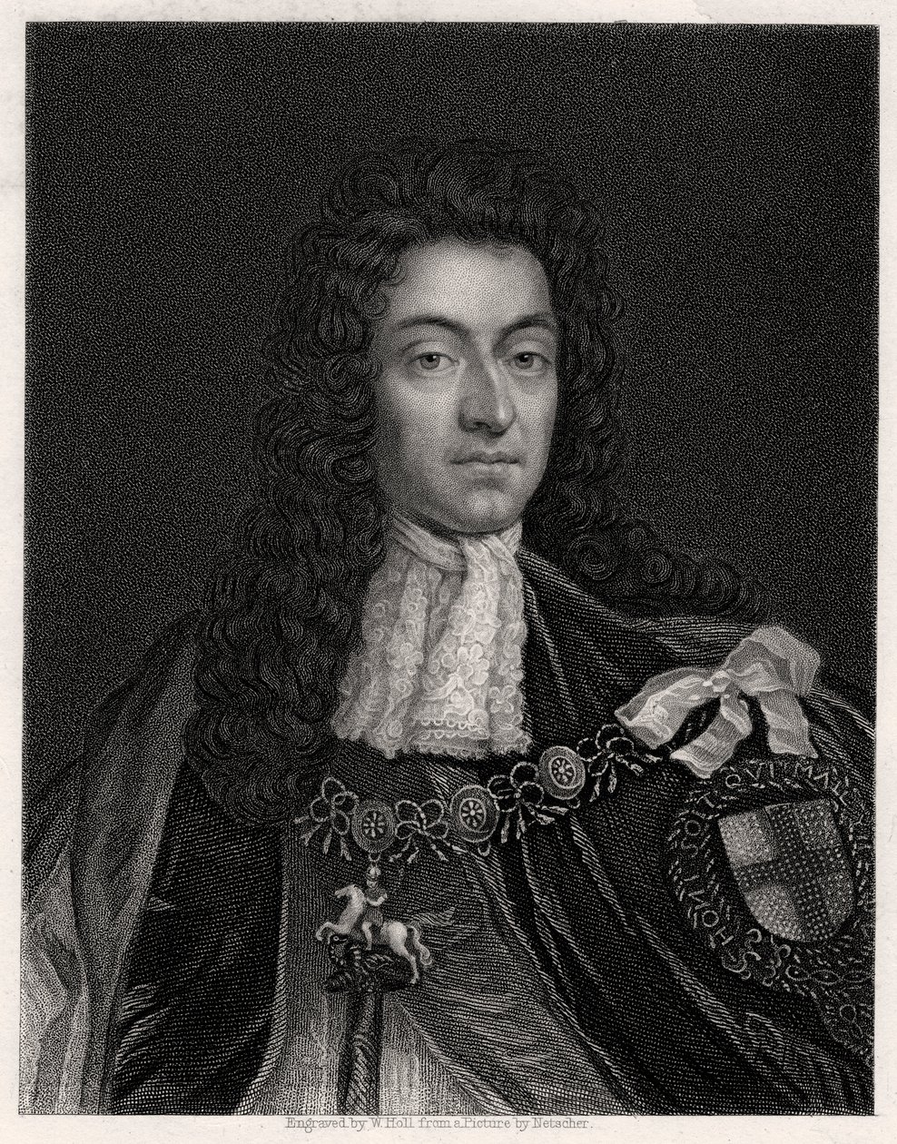 Roi Guillaume III, 19e siècle - W. Holl
