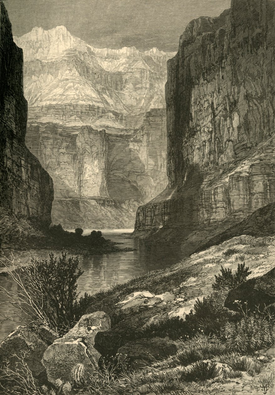 Marble Canyon, 1874 - W. J. Linton