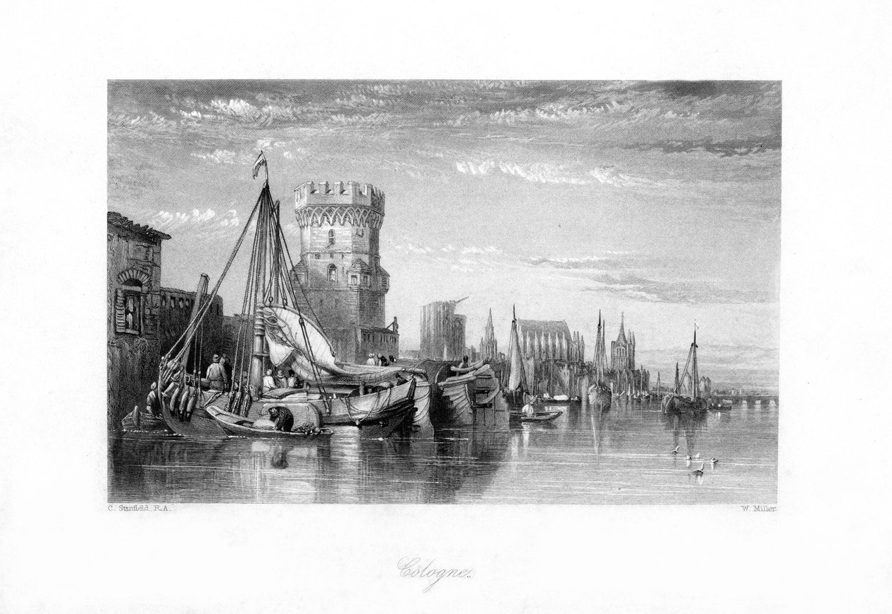 Cologne, Allemagne, XIXe siècle - W. Miller