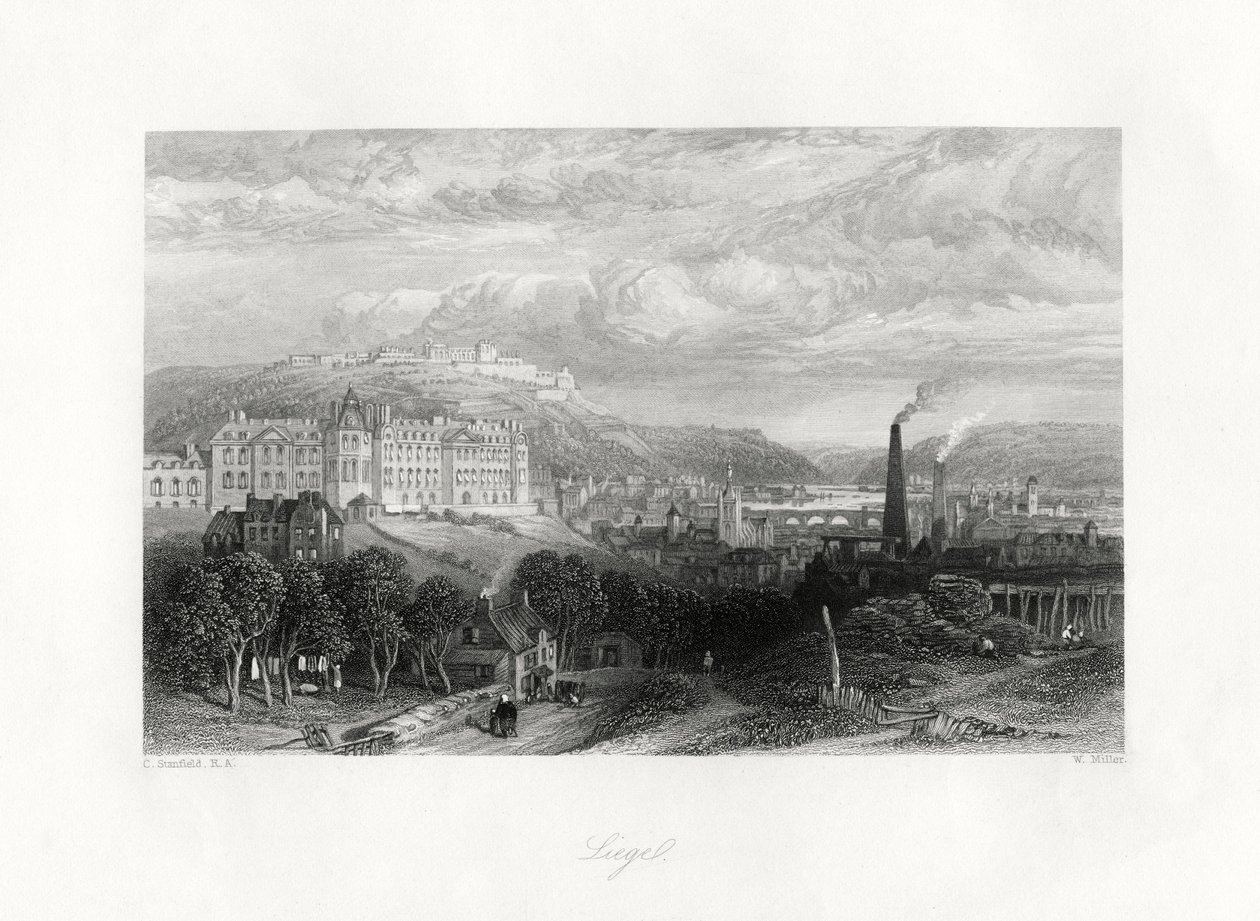 Liège, Belgique, 19e siècle - W. Miller