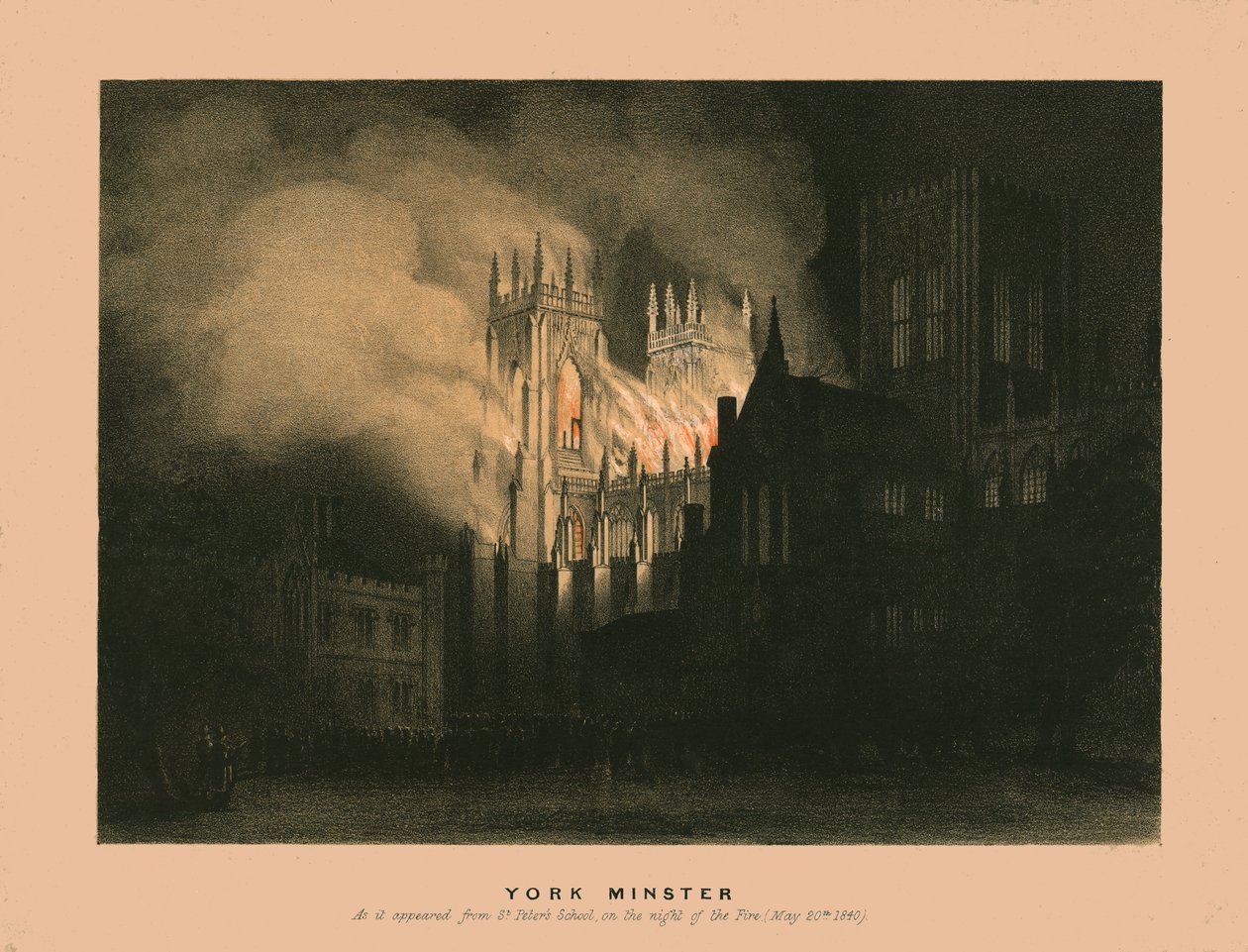 York Minster, 1840 - W Monkhouse