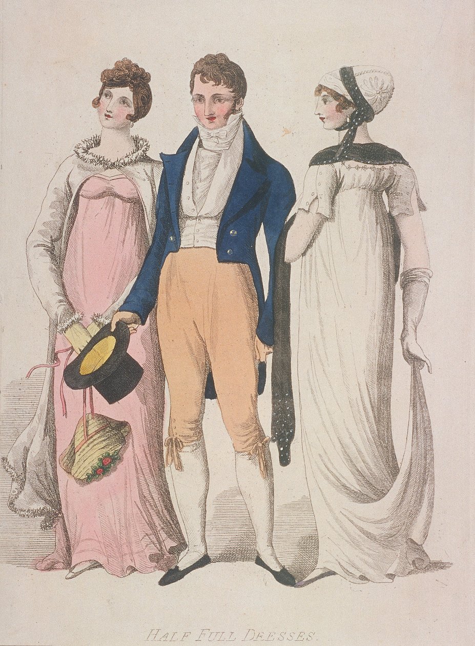 Robes à moitié pleines, vers 1810 - W Read