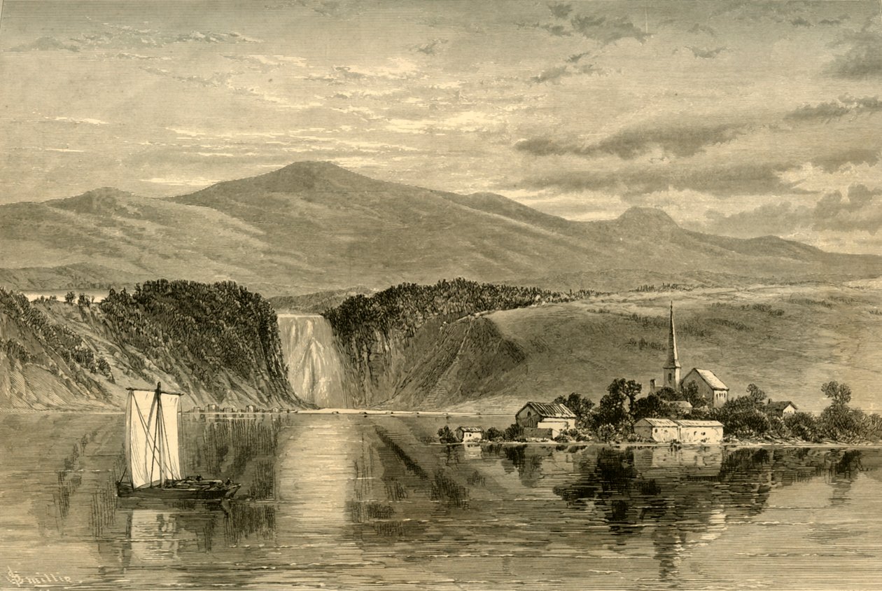 Chutes de Montmorency, 1874 - W. Roberts