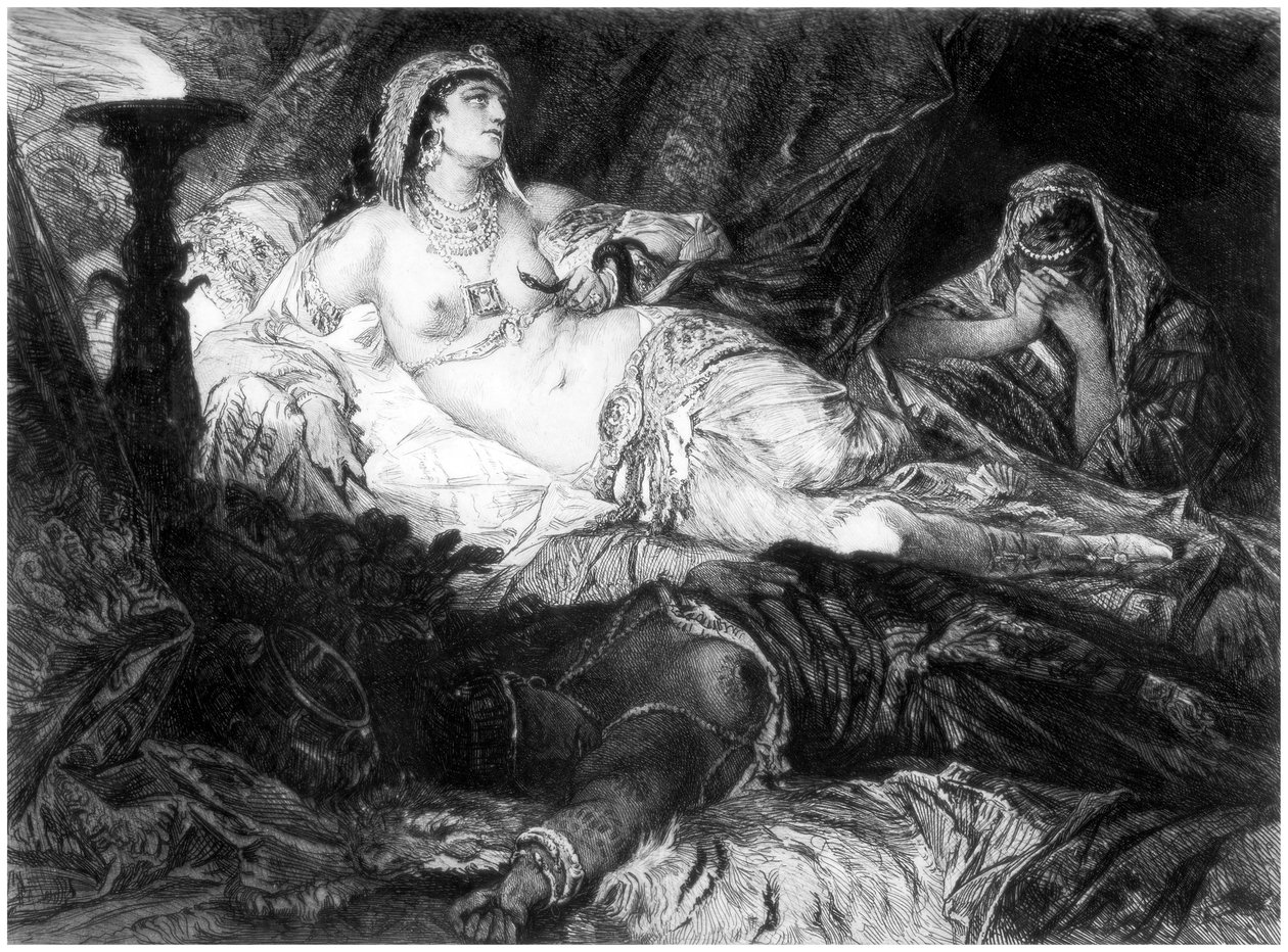 Cléopâtre, vers 1880-1882 - W. Unger