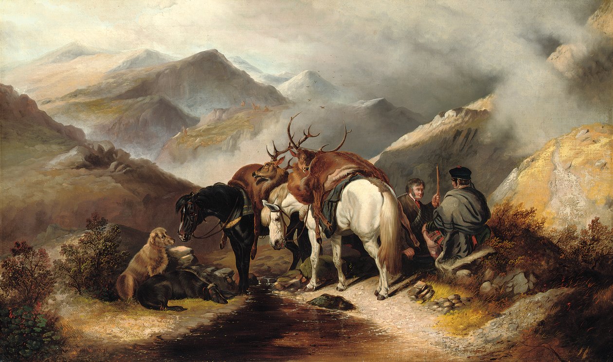 Chasse dans les Highlands, 1871 - W. W. Morris