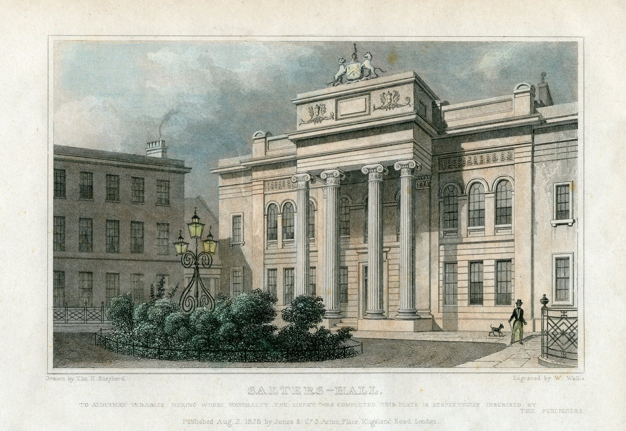 Salters Hall, Londres, 1828 - W. Wallis