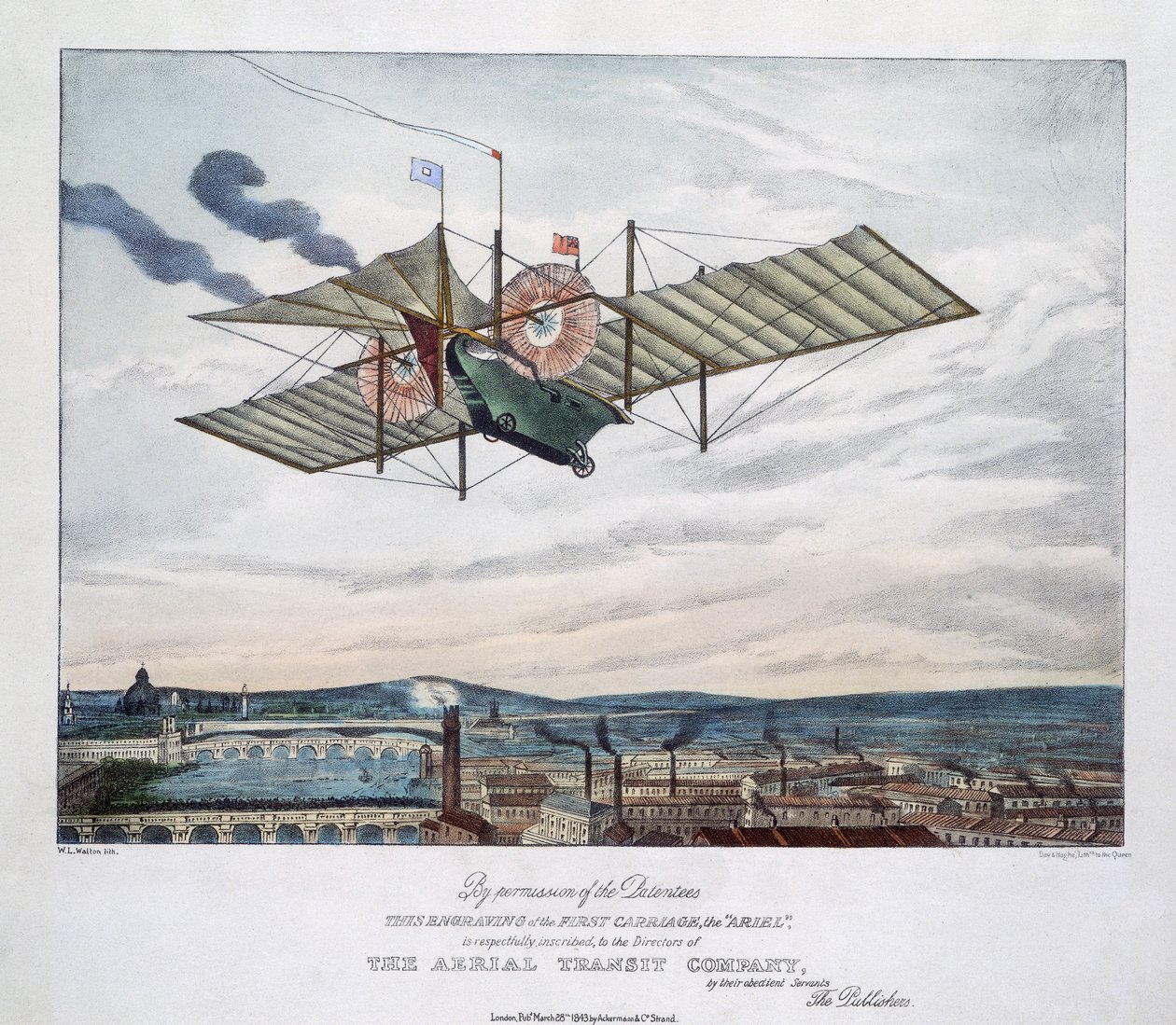 Première voiture, Ariel, 1843 - W Walton