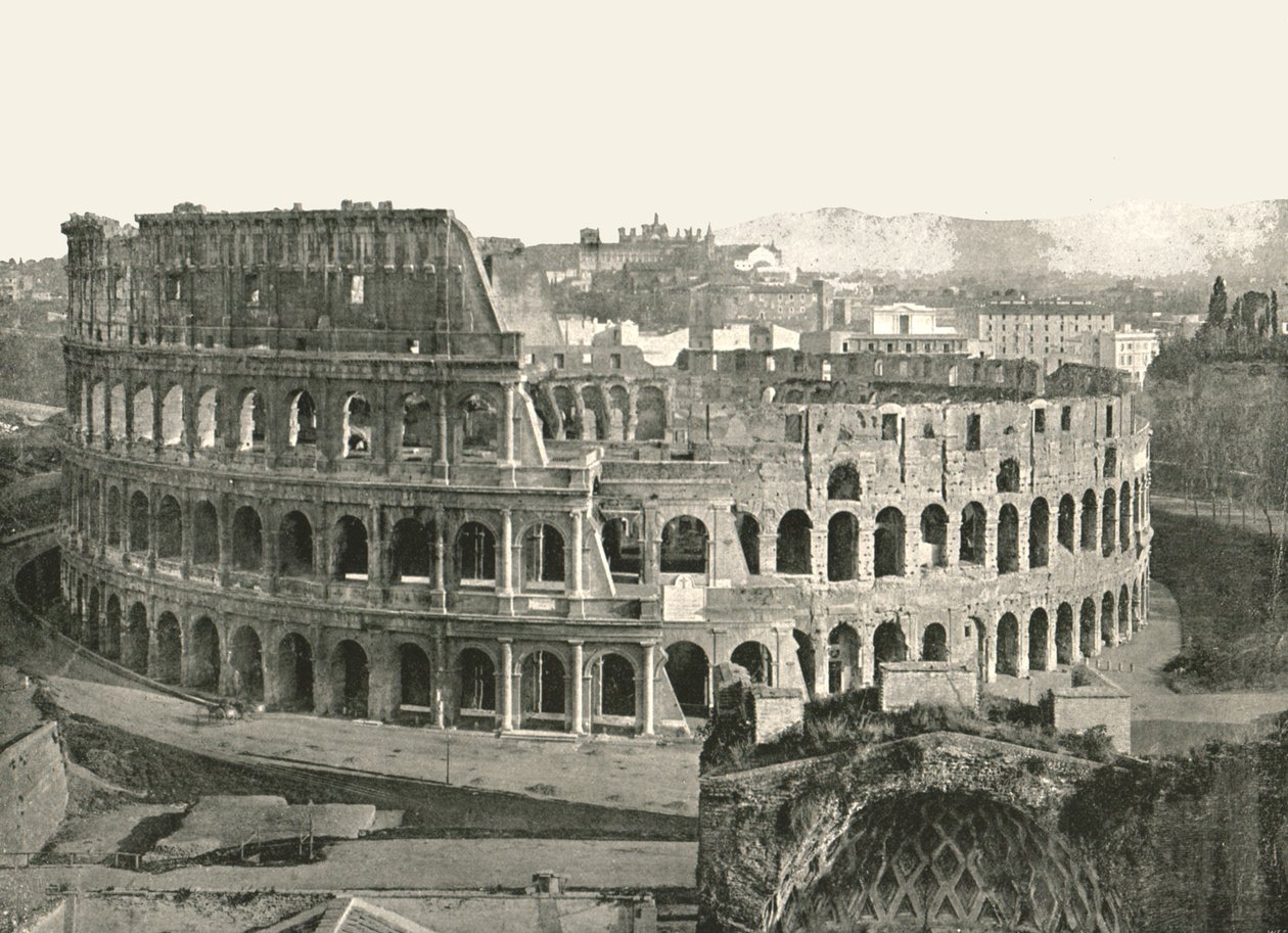Le Colisée, Rome, Italie, 1895 - W and S Ltd