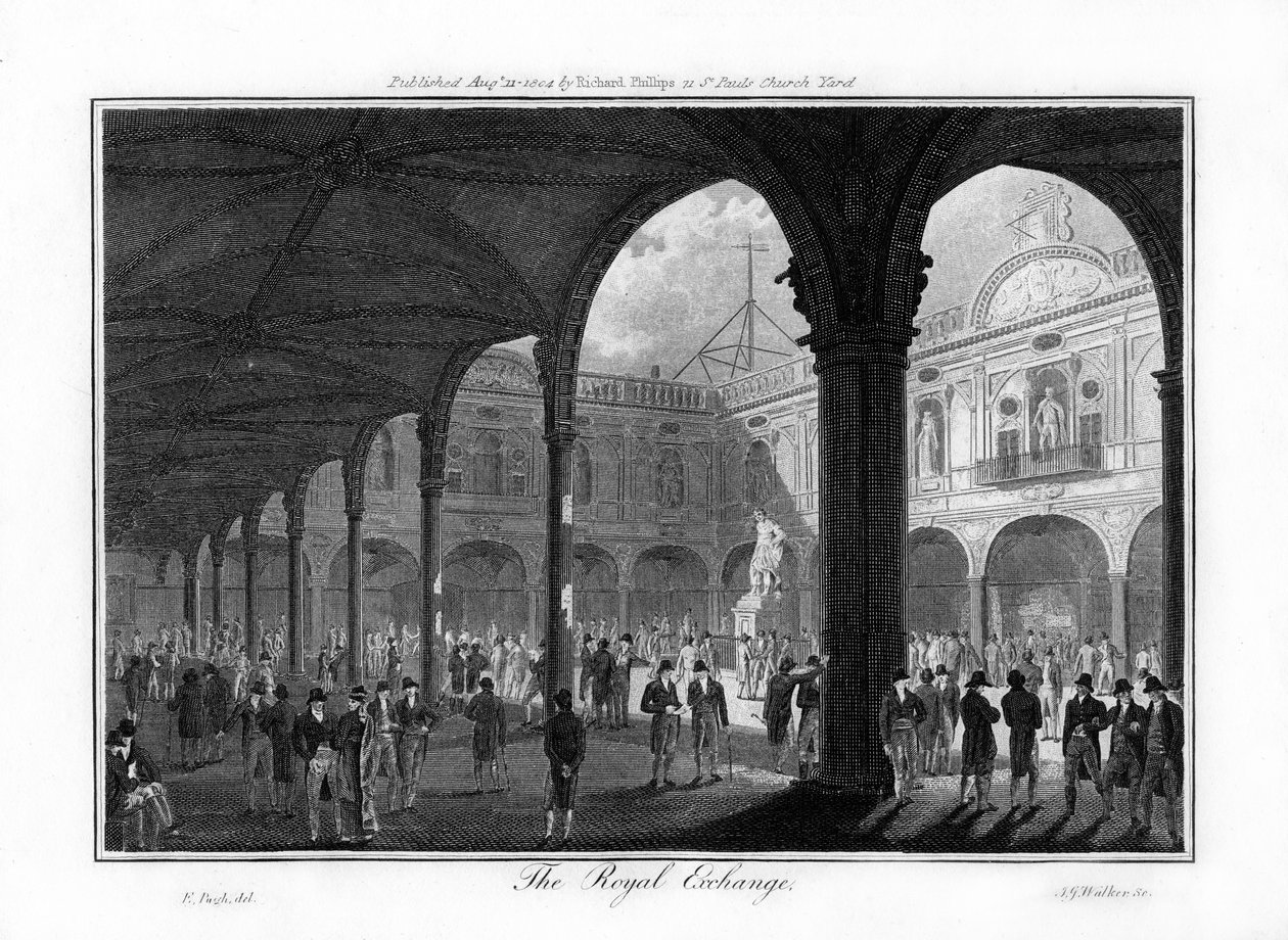 La Bourse Royale, Londres - Walker