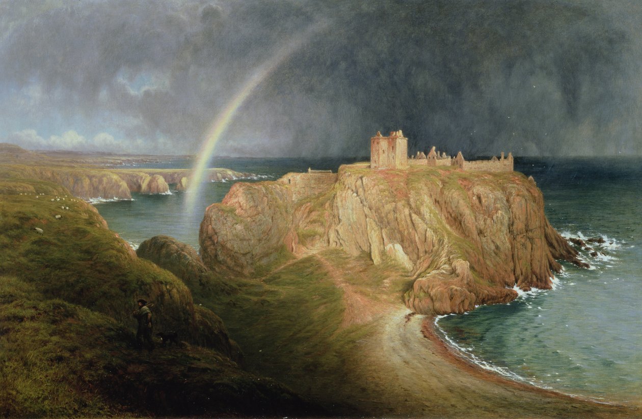 Château de Dunnottar, 1867 - Waller Hugh Paton