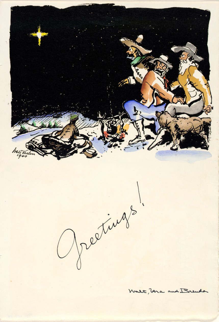 Vœux de Noël 1940 - Walt Kuhn