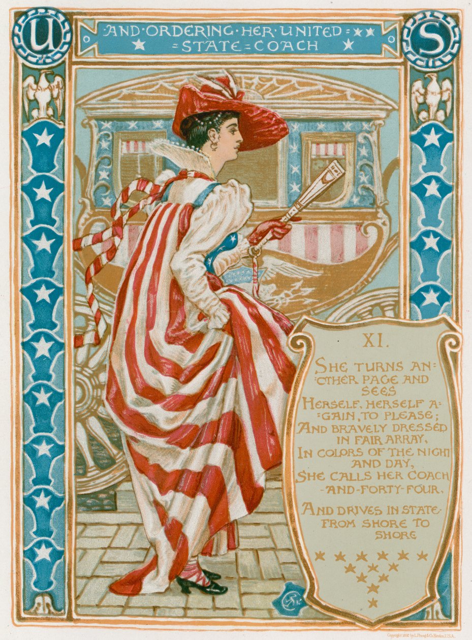 Et commandant son carrosse des États-Unis - Walter Crane