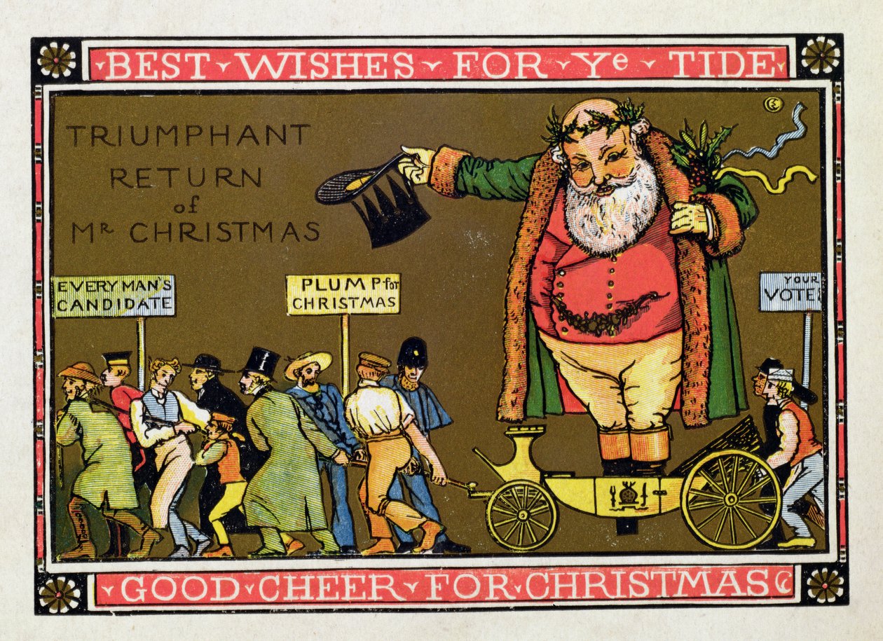 Carte de Noël - Walter Crane