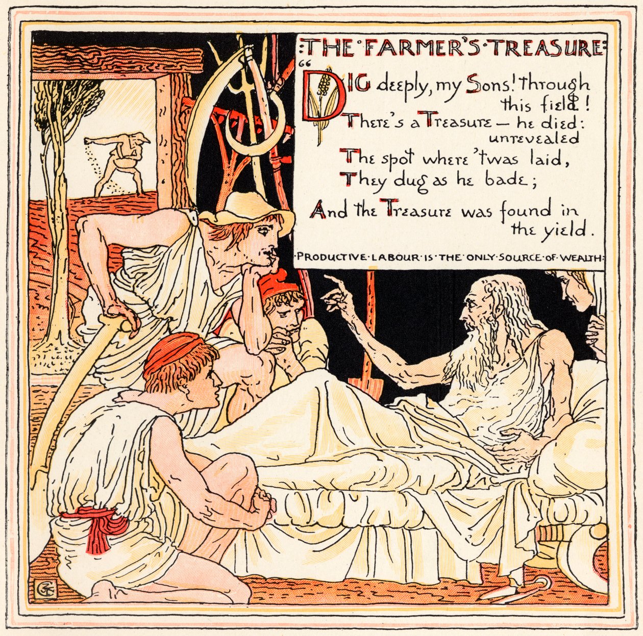 Le trésor du fermier, illustration de 