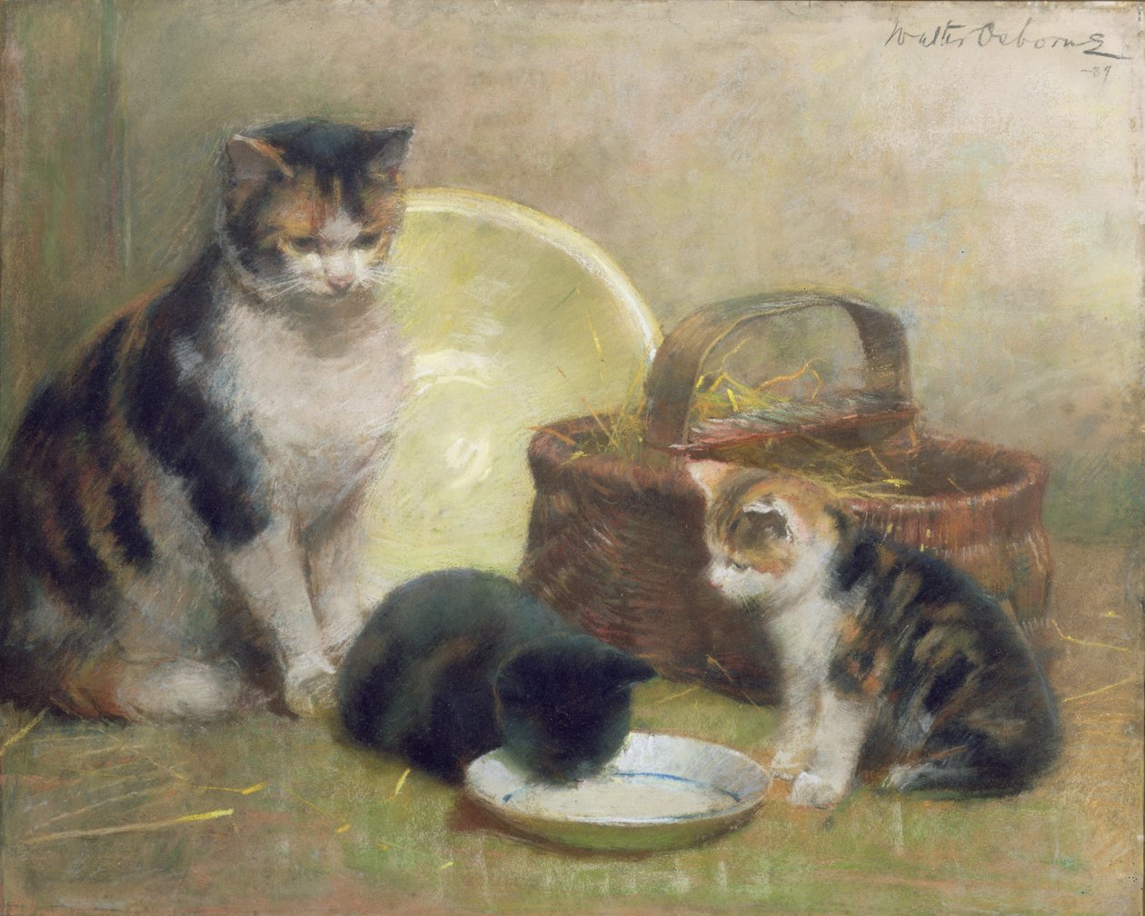 Chat et chatons, 1889 - Walter Frederick Osborne