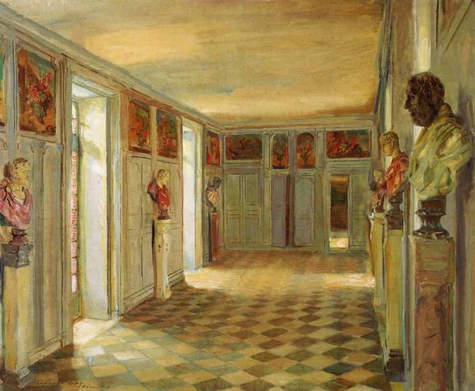 Galerie des Bustes, Château du Réveillon - Walter Gay