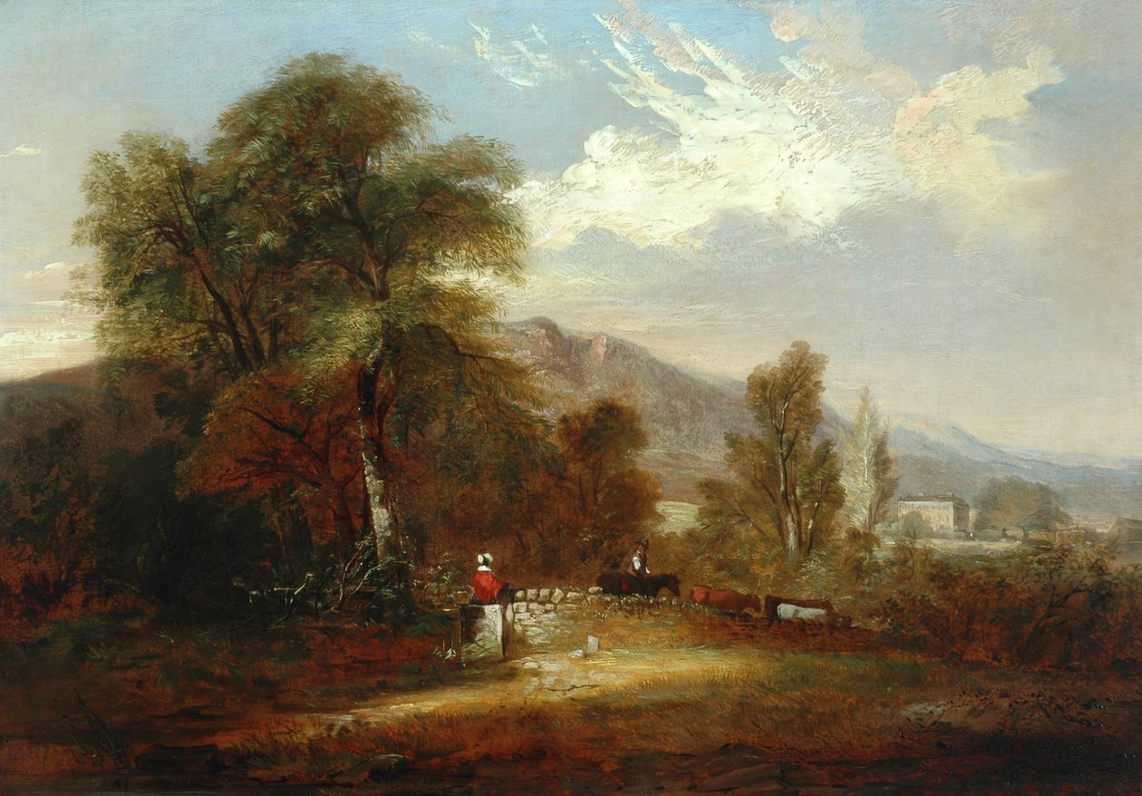 Vallée de Shibden, avec Scout Hall - Walter Heath